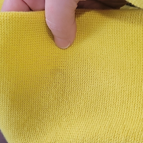 Lauren Ralph Lauren Yellow Asymmetrical Moto Jacket Size Small - Picture 10 of 10